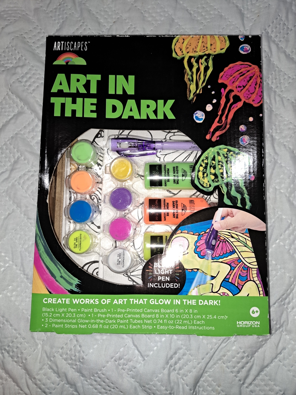 Art in the Dark Glow Painting Kit - Multicolor